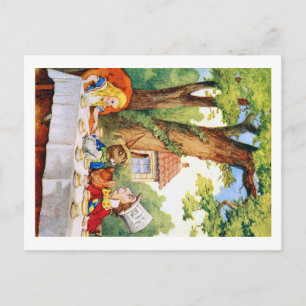 DAS TEE-PARTY DES MAD HATTER POSTKARTE
