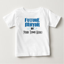 Das Tee-Shirt des zukünftigen Bürgermeisters deine
