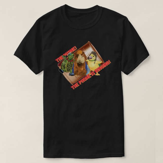 Das Telefon klingelt! Wonder Pets Sticker T-Shirt (Design vorne)