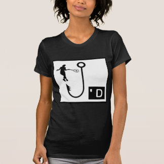 Das Tennis der Frauen gehakt T-Shirt