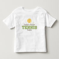 Das Tennis-Freund-Kleinkind-T-Shirt des Vatis