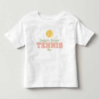 Das Tennis-Kleinkind-T-Shirt des Vatis zukünftiges Kleinkind T-shirt