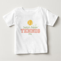 Das Tennis-Probaby-T-Shirt des Vatis zukünftiges