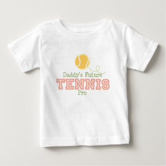 Das Tennis-Probaby-T-Shirt des Vatis zukünftiges Baby T-shirt