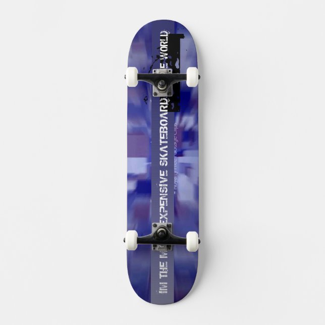Das teuerste Skateboard der Welt (Vorderseite)