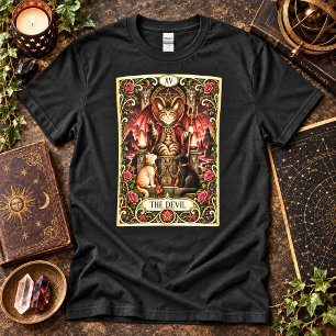 Das Teufelskatzen-Tarot - Versuchung und Schatten T-Shirt