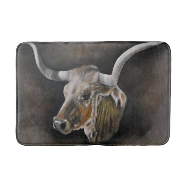 Das Texas Longhorn Badematte (Vorderseite)