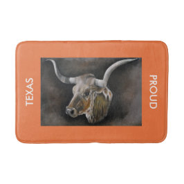 Das Texas Longhorn Badematte