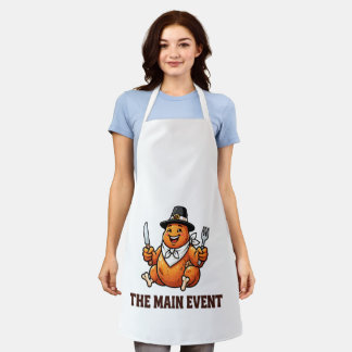 Das Thanksgiving-Truthahn-Design zum Haupt-Event Schürze