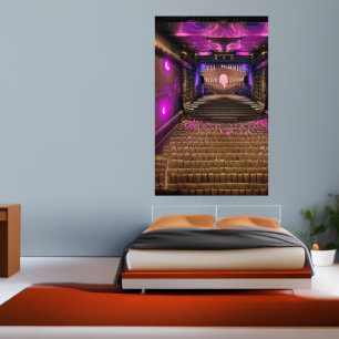 Das Theater   AI Art Poster
