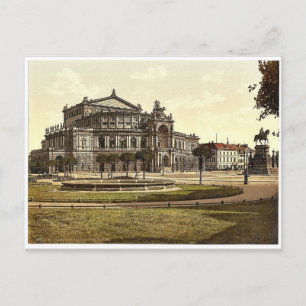 Das Theater, Altstadt, Dresden, Sachsen, Deutschla Postkarte