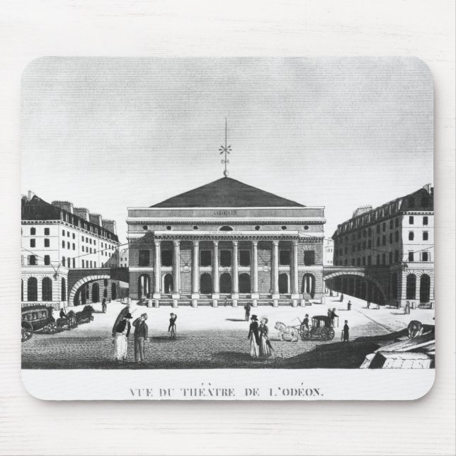 Das Theater de L'Odeon, c.1830 Mousepad (Vorne)