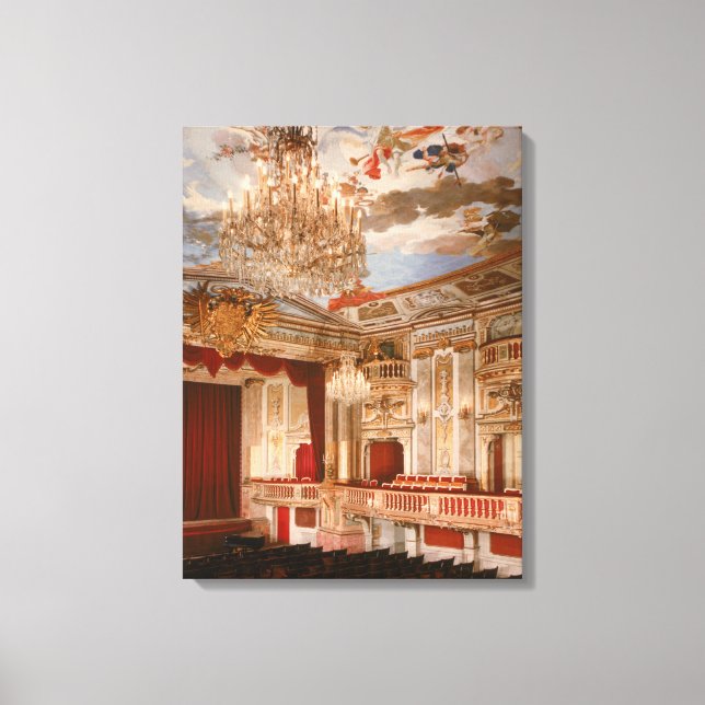 Das Theater Leinwanddruck (Vorderseite)