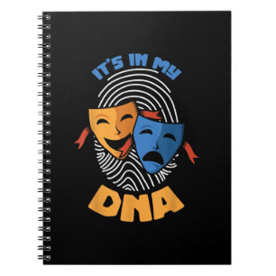 Das Theater maskiert es in meinen DNA-Lover-Filmen Notizblock