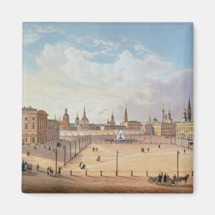 Das Theater-Quadrat in Moskau Magnet