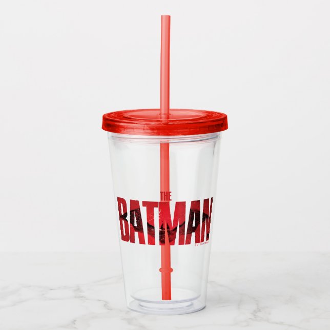 Das theatralische Logo von Batman Acryltrinkbecher (Vorderseite)