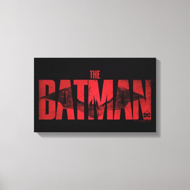 Das theatralische Logo von Batman Leinwanddruck (Vorderseite)