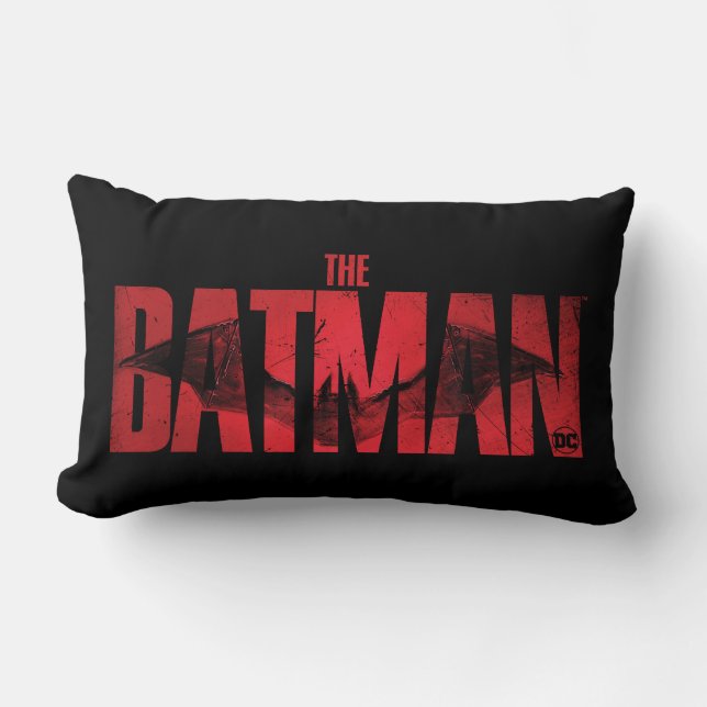 Das theatralische Logo von Batman Lendenkissen (Vorderseite)