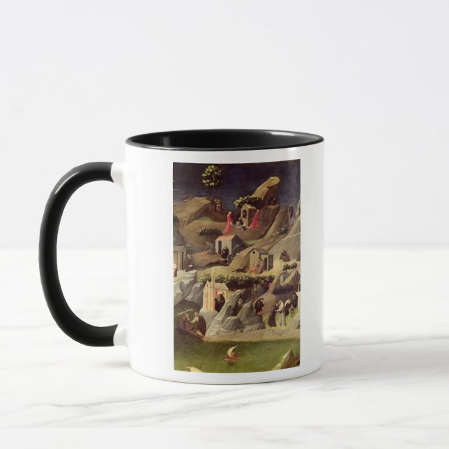 Das Thebaid, c.1410 Tasse (Links)