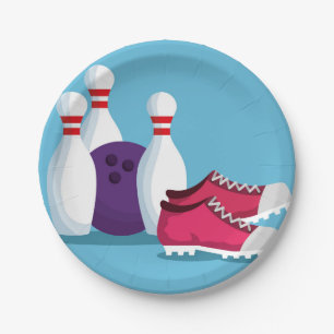 Das Thema des Party "10 Button Bowling" von Kid Pappteller