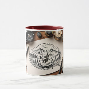 Das Thema "gemeinsam reisen" Tasse