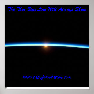 Das Thin Blue Line Poster