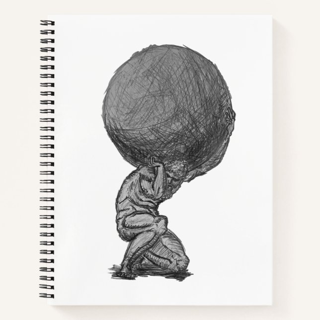 Das Thinker-Sketchbook Notizbuch (Vorderseite)