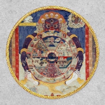 Das tibetische buddhistische Rad des Lebens