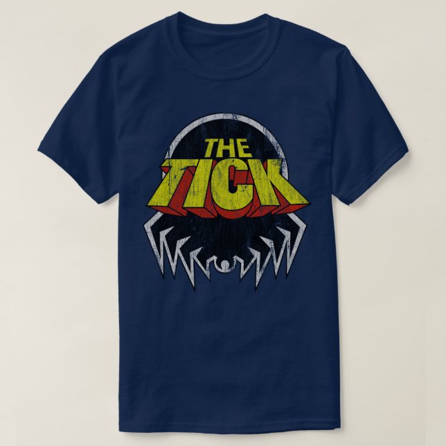 Das Tick-Logo wurde gestört T-Shirt (Design vorne)