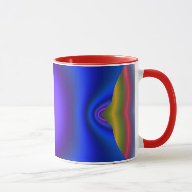 Das tiefblaue Fraktal Tasse (Rechts)