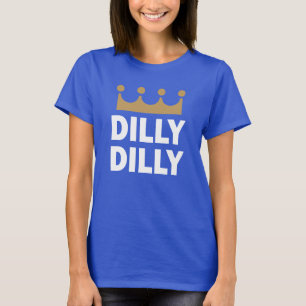 Das tiefe königliche Shirt der kcDillydilly-Fraue