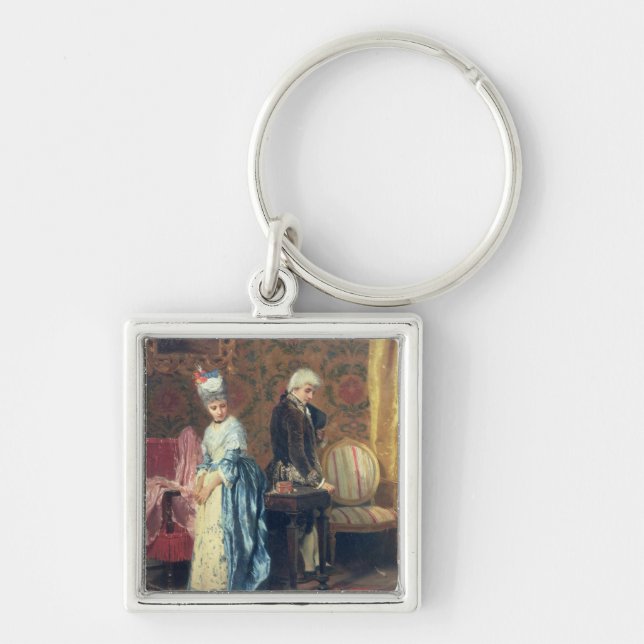 Das tiff der Liebhaber, 1872 (Öl auf Platte) Schlüsselanhänger (Vorne)