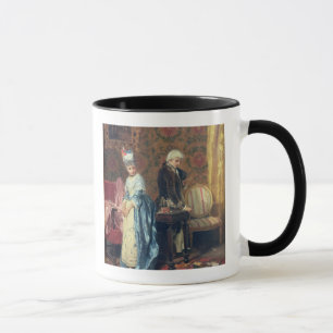 Das tiff der Liebhaber, 1872 (Öl auf Platte) Tasse