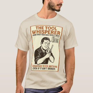Das Tool flüstert. Funny dad T-Shirt