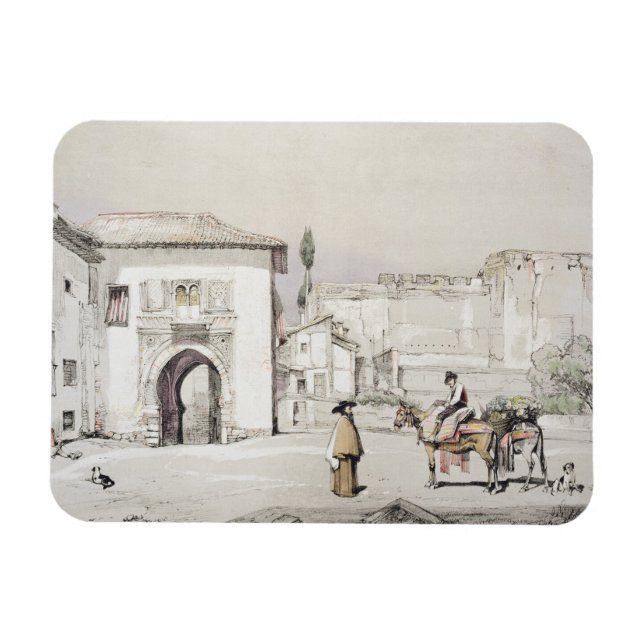 Das Tor des Weinberges (Puerta del Vino), aus den  Magnet (Horizontal)