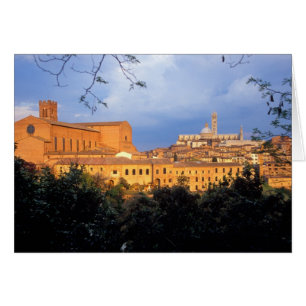 Das toskanische Dorf Sienna, Italien.