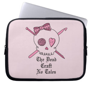 Das tote Handwerk keine Geschichten (rosa Laptopschutzhülle