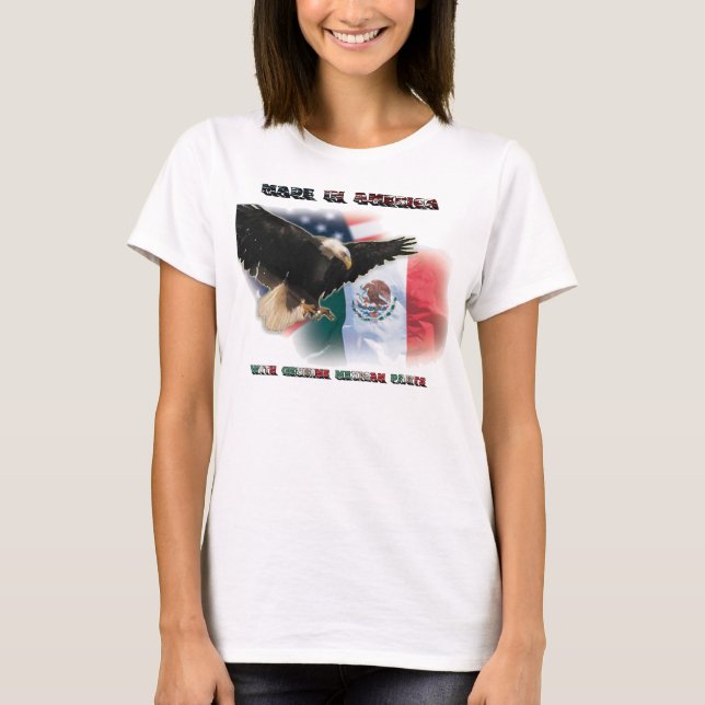 Das Trägershirt der Frau - hergestellt in Amerika T-Shirt (Vorderseite)