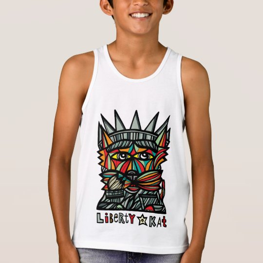 Das Trägershirt "Freiheitkat-" Jungen Tank Top