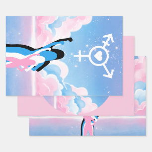 Das Trans Signal Geschenkpapier Set