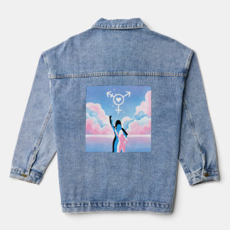 Das Trans Signal Jeansjacke