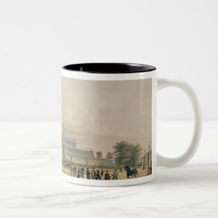 Das Transept des Kristallpalastes, vom Princ Zweifarbige Tasse