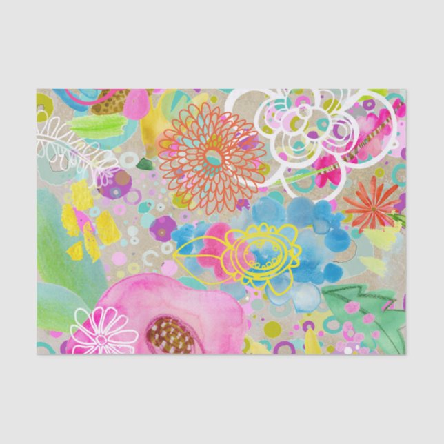 Das Traumgarten-Seidenpapier Seidenpapier (Vorderseite)