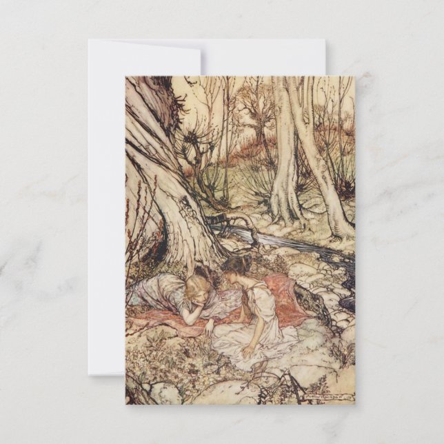 Das Traumparchment der Mittsommernacht Save the Da Date (Vorderseite)