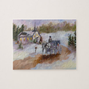 Das Traumpuzzlespiel des Winters