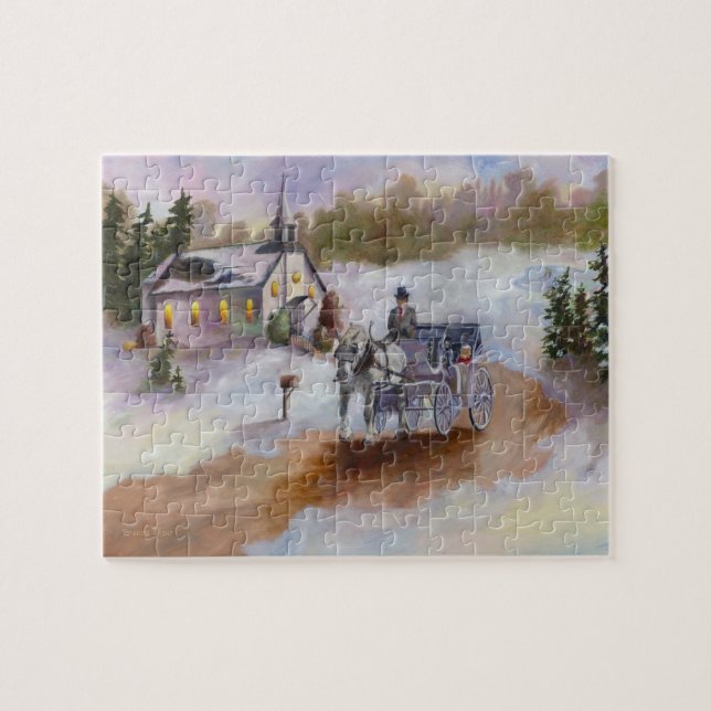 Das Traumpuzzlespiel des Winters (Horizontal)