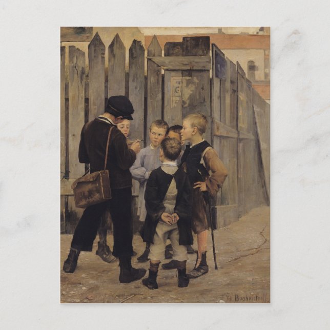 Das Treffen 1884 Postkarte (Vorderseite)
