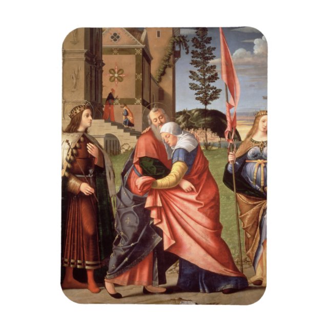 Das Treffen am Goldenen Tor mit Heiligen, 1515 ( Magnet (Vertikal)