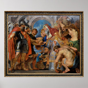 Das Treffen von Abraham und Melchisedek Poster