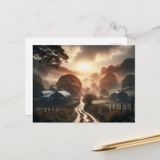 Das Treibhaus Feiertagspostkarte (Vorderseite/Rückseite Beispiel)